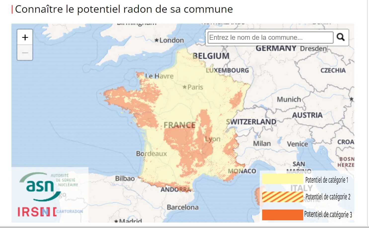 radon en france